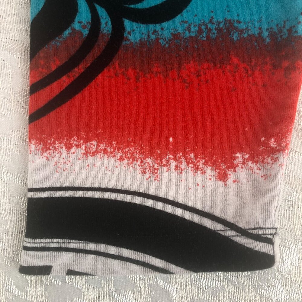 Multiples Modern Beaded Multicolor Design Pullove… - image 7